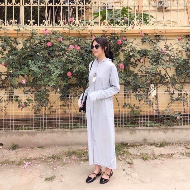 Áo chống nắng toàn thân thông hơi siêu thoáng chất vải thun kim cương | BigBuy360 - bigbuy360.vn