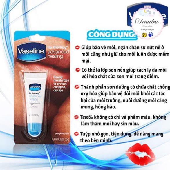 [Mua 1 tặng 1]Sáp Son Dưỡng Môi Vaseline USA Mang Lại Làn Môi Mềm Mọng Tức Thì 7g / 10g