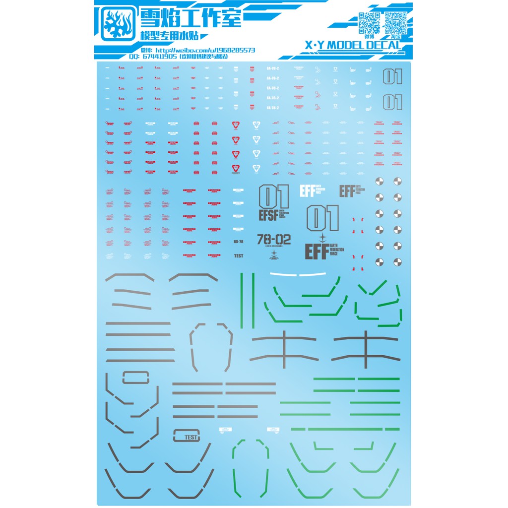 Decal nước dán mô hình HG GTO Local gundam | GM - Water sticker