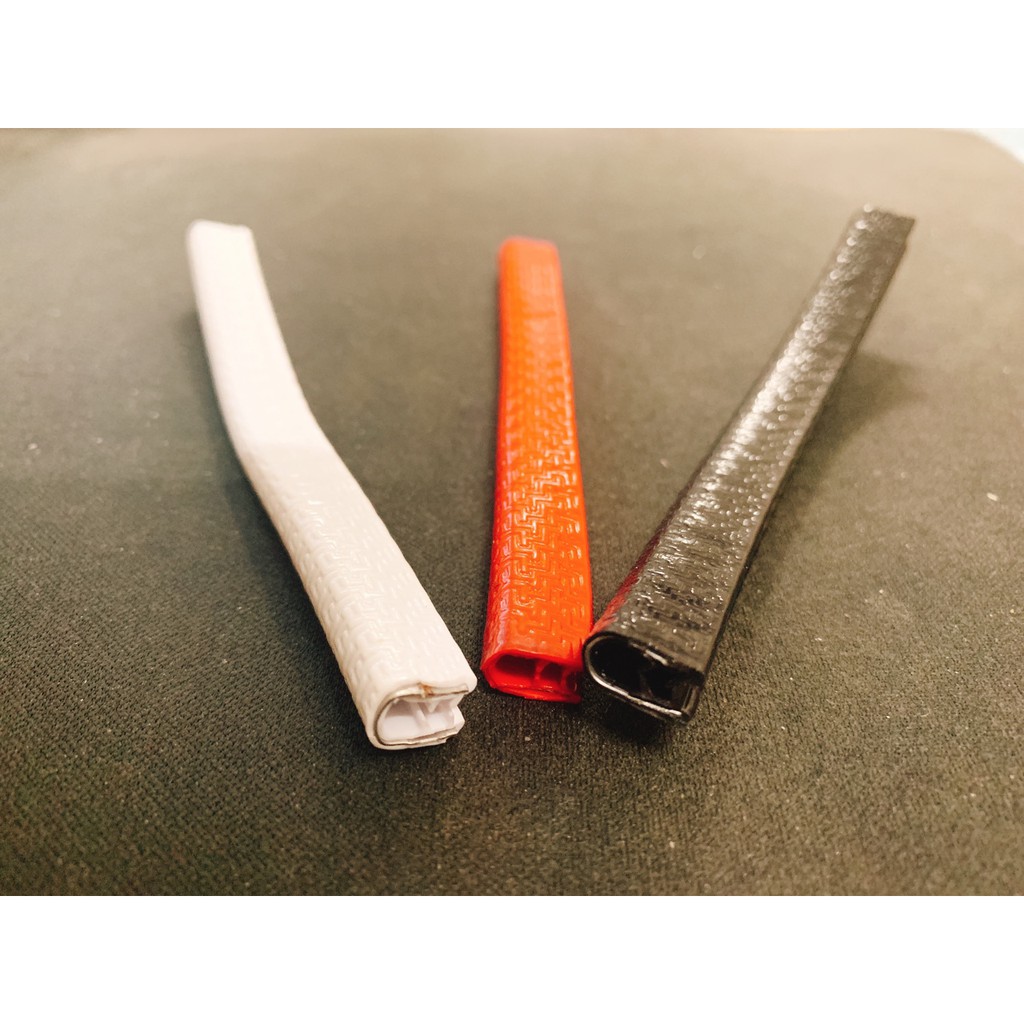 Gioăng Chữ U chống va đập màu đỏ, đen, trắng, xám nẹp cánh cửa xe ô tô | BigBuy360 - bigbuy360.vn