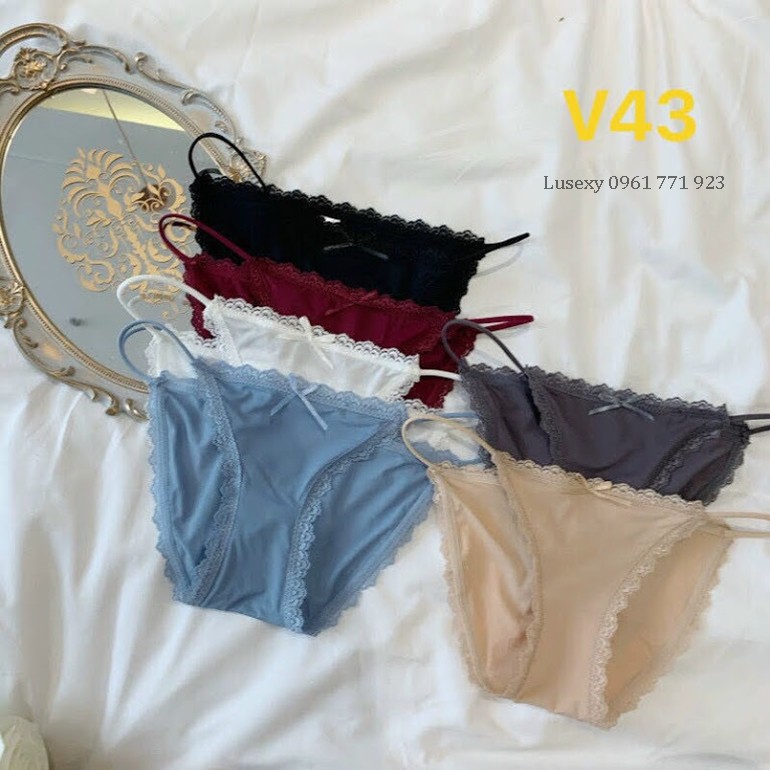 Quần Lót Nữ Đẹp Dây Nhỏ Sexy mặc quần jean hở hông Ngọc Trinh - Shop đồ lót nữ đẹp màu đỏ da hồng trắng đen