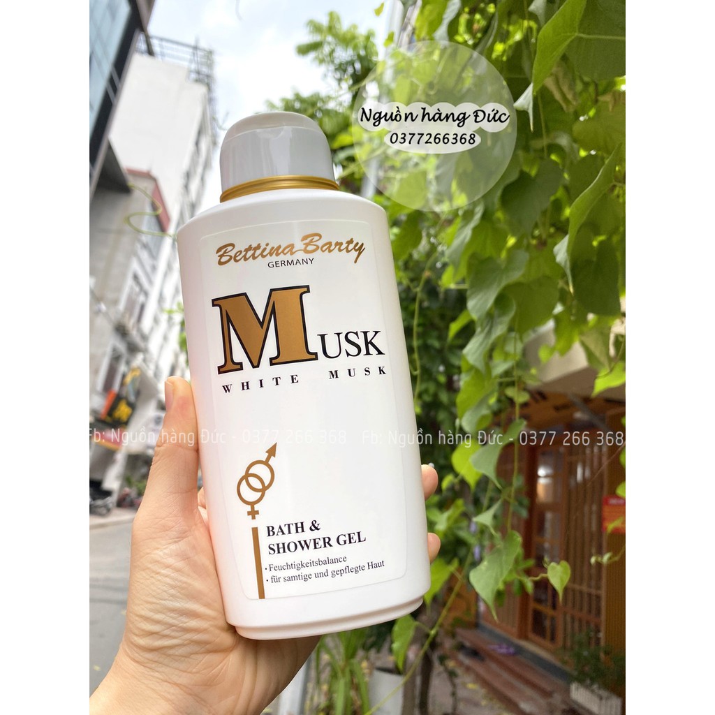 Sữa tắm MUSK WHITE Đức - Nguồn hàng Đức