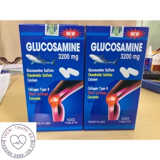 (FREESHIP)Hỗ trợ xương khớp-Glucosamine 3200mg USA 100viên