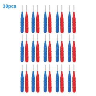 T&G 30pcs Toothpick Interdental Brushes Tooth Flossing Head Oral Dental Hygiene Brush
