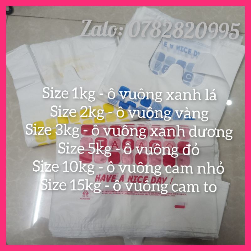 1KG TÚI XỐP HAI QUAI - TÚI 2 QUAI SIÊU THỊ - XỐP XUẤT KHẨU