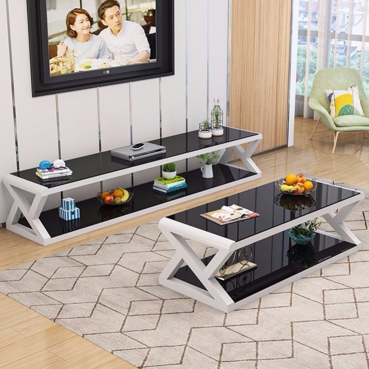 Miếng dán kính cường lực cho tv đơn giản hiện đại bàn cà phê kết hợp phù với sơn phong cách châu âu tủ phòng kh