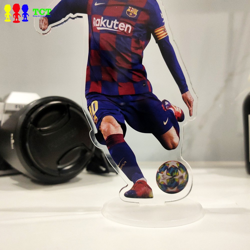 Mô hình tượng Acrylic Standee cầu thủ Messi Ronaldo Neymar Halaand Mabpee