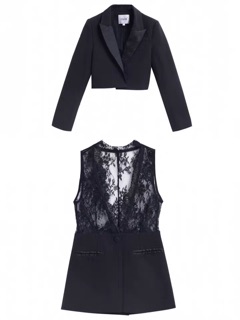 Set áo vest Dương Mịch
