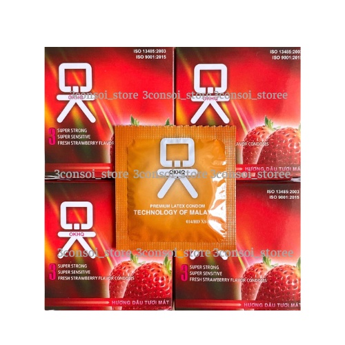 Bao cao su OK, bao cao su siêu mỏng, kéo dài thời gian quan hệ, lẻ 01 bcs