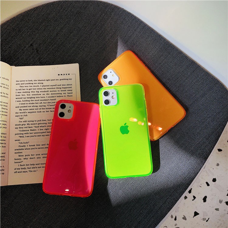 Ốp lưng iphone Neon trơn dẻo mềm 5/5s/6/6plus/6s/6splus/7/7plus/8/8plus/x/xr/xs/11/12/pro/max/plus/promax | BigBuy360 - bigbuy360.vn