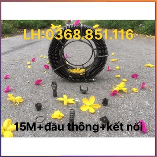 Dây thông tắc dùng cho máy khoan dài 15M