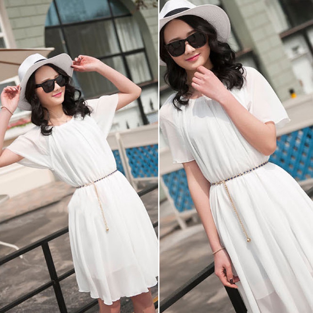 Thắt Lưng Nữ Đính Hạt Giả Ngọc Trai