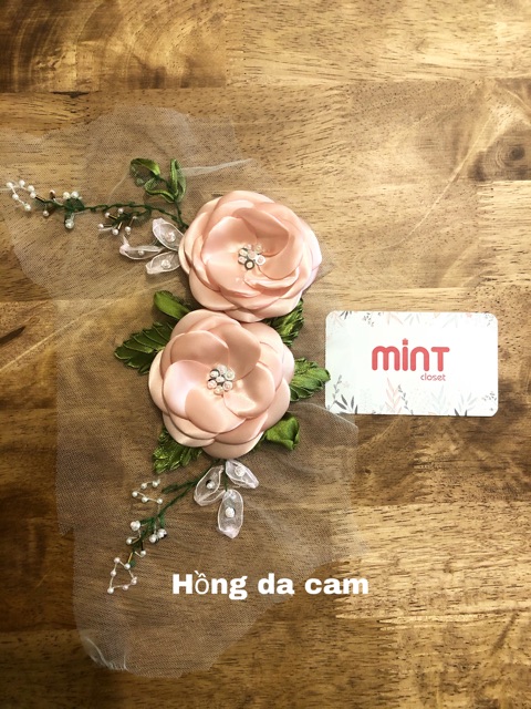 Hoa đính áo, đầm, áo dài