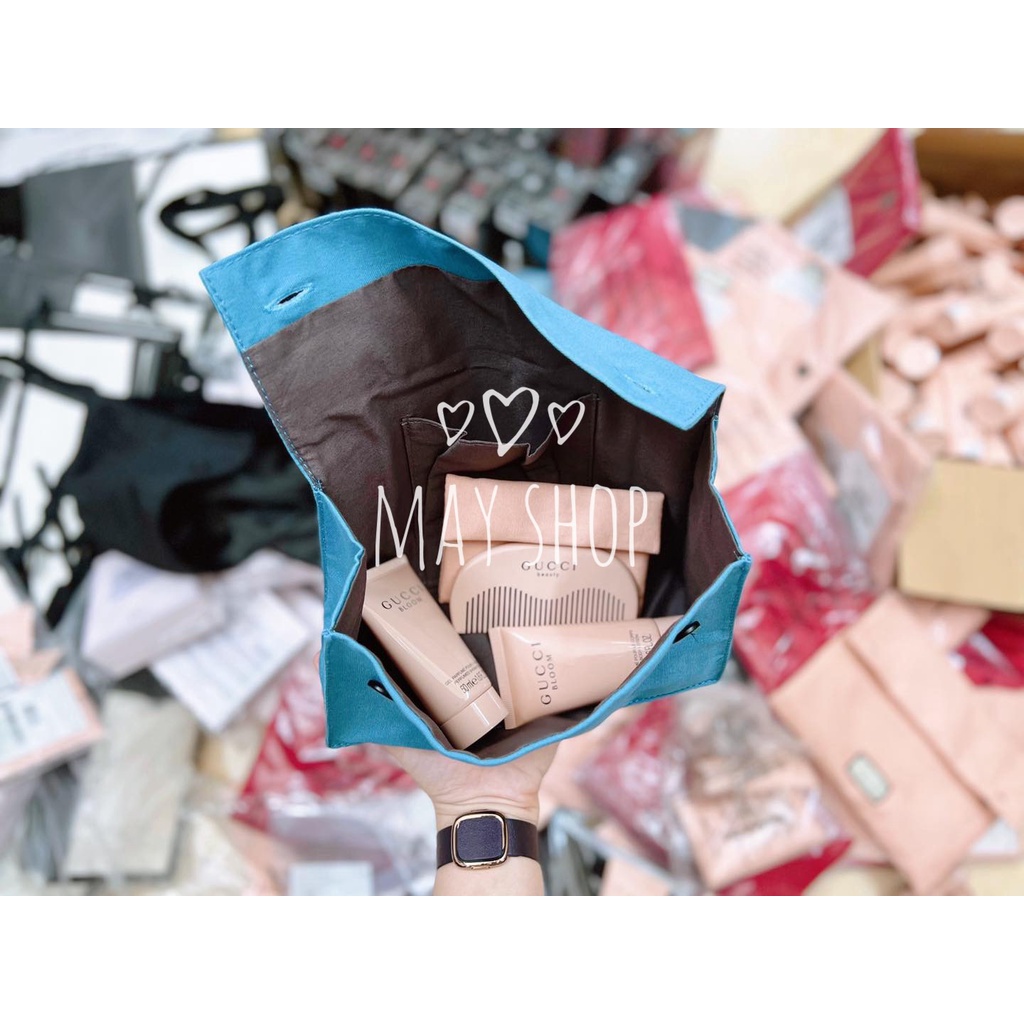 Gucci Bloom EDP - Set Beauty Túi Gucci + Lược Gucci + 2 Lotion