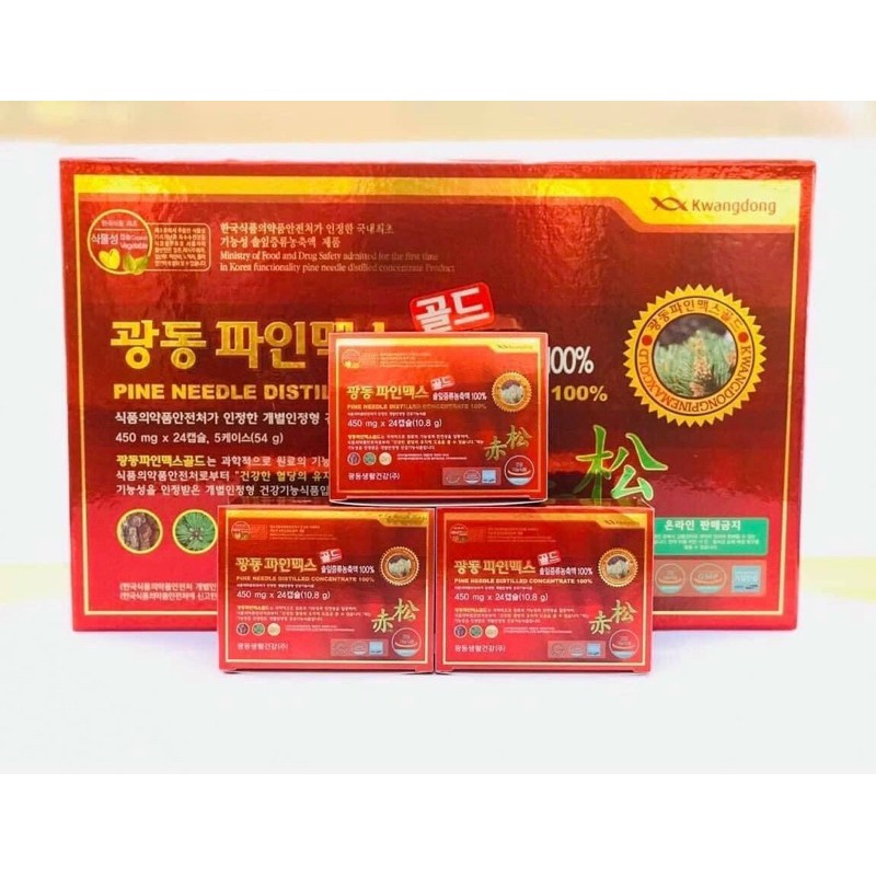 [DATE 2023]Tinh Dầu Thông Đỏ KWANGDONG PINE MAX GOLD 120V Hàn Quốc [SALE TẾT]