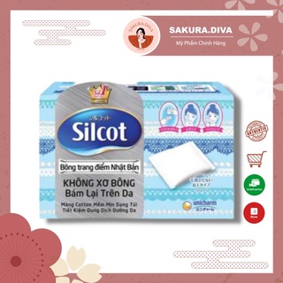 Bông tẩy trang Silcot 82 miếng 1 hộp