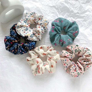 Scrunches hoa nhí phong cách Pháp phối màu tươi sáng