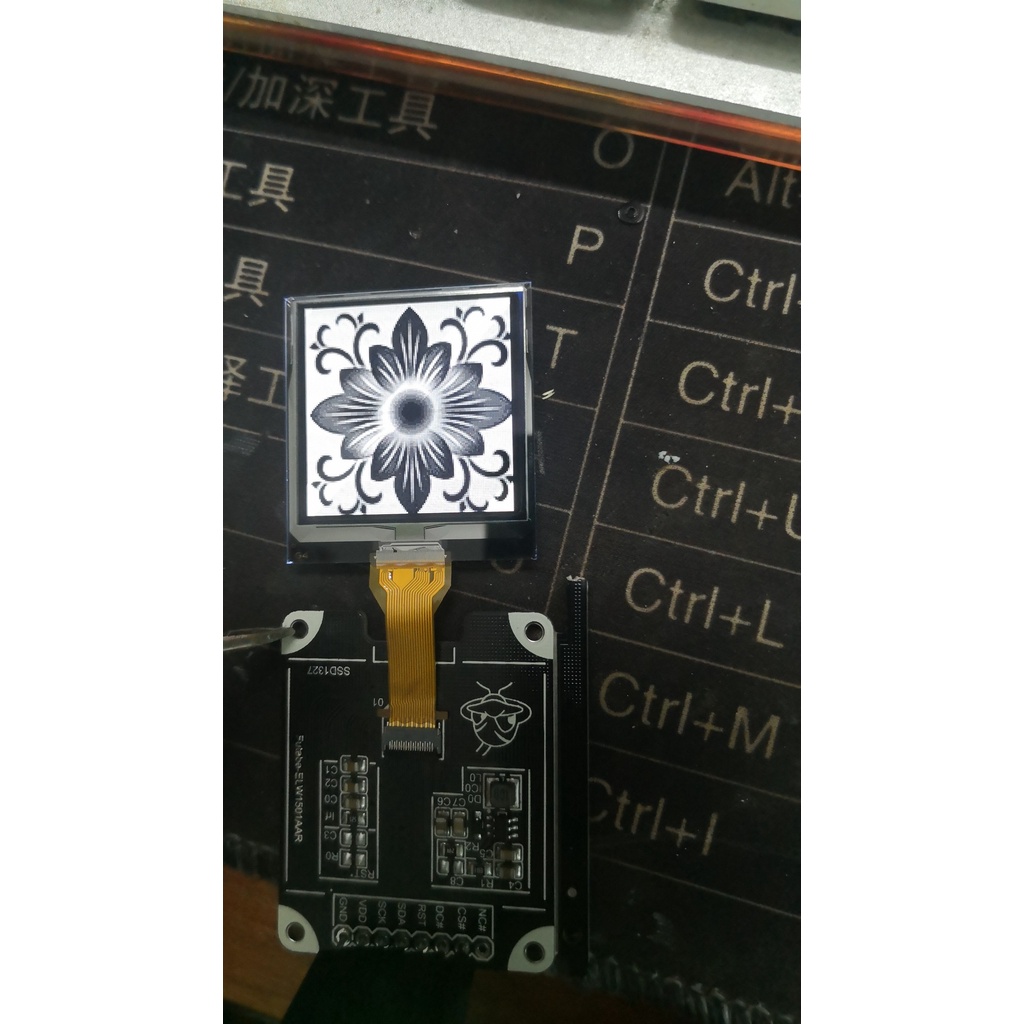 Màn oled 1.5in 128x128 SPI (nhập khẩu Nhật Bản)