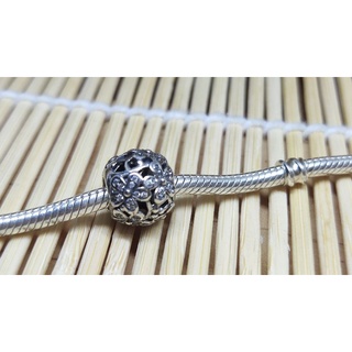 GauBee Charm bạc 925 hoa daisy bạc s925