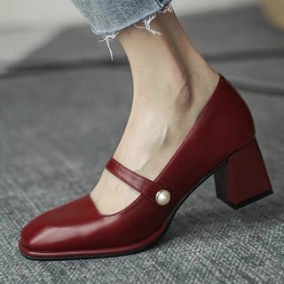 [order] giày búp bê đế vuông(ảnh thật phía sau)