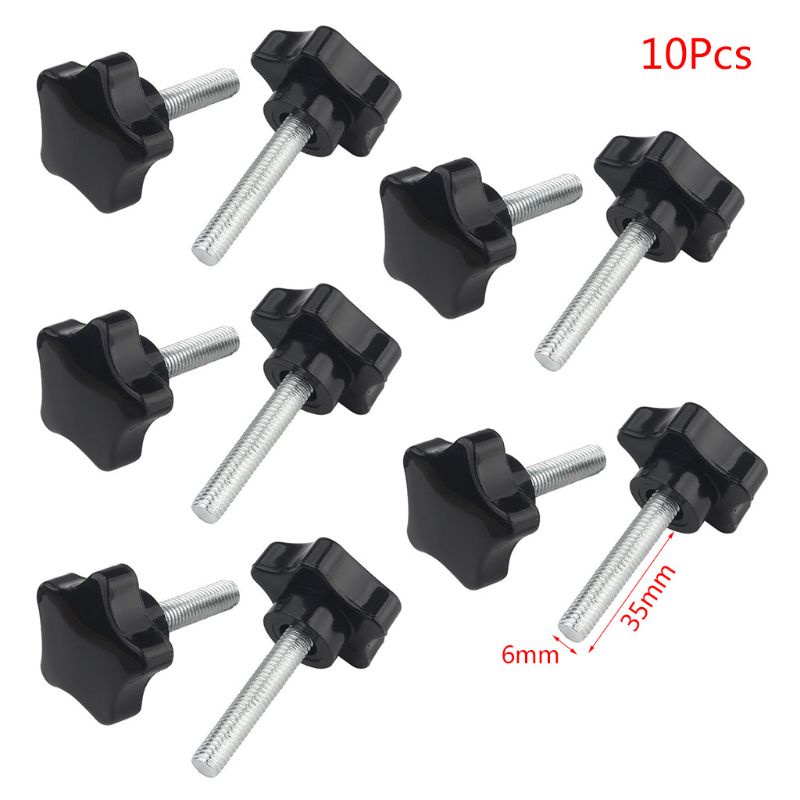 10 Nút Vặn Ốc Hình Ngôi Sao M6 / M8