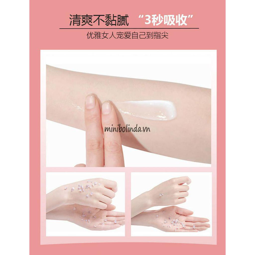 [Hàng mới về] Hộp 20 Gói Kem Dưỡng Da Tay Đào Qise Làm Trắng Da Mờ Thâm Sạm
