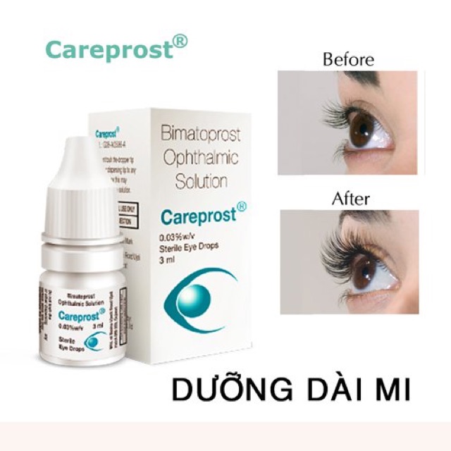 GEL DƯỠNG MI, DƯỠNG LÔNG MÀY CAREPROST ẤN ĐỘ