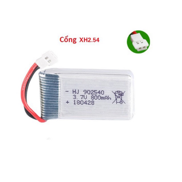 Pin Máy Bay Điều Khiển  Flycam Dung Lượng Cao 3.7V 550mAh 25C