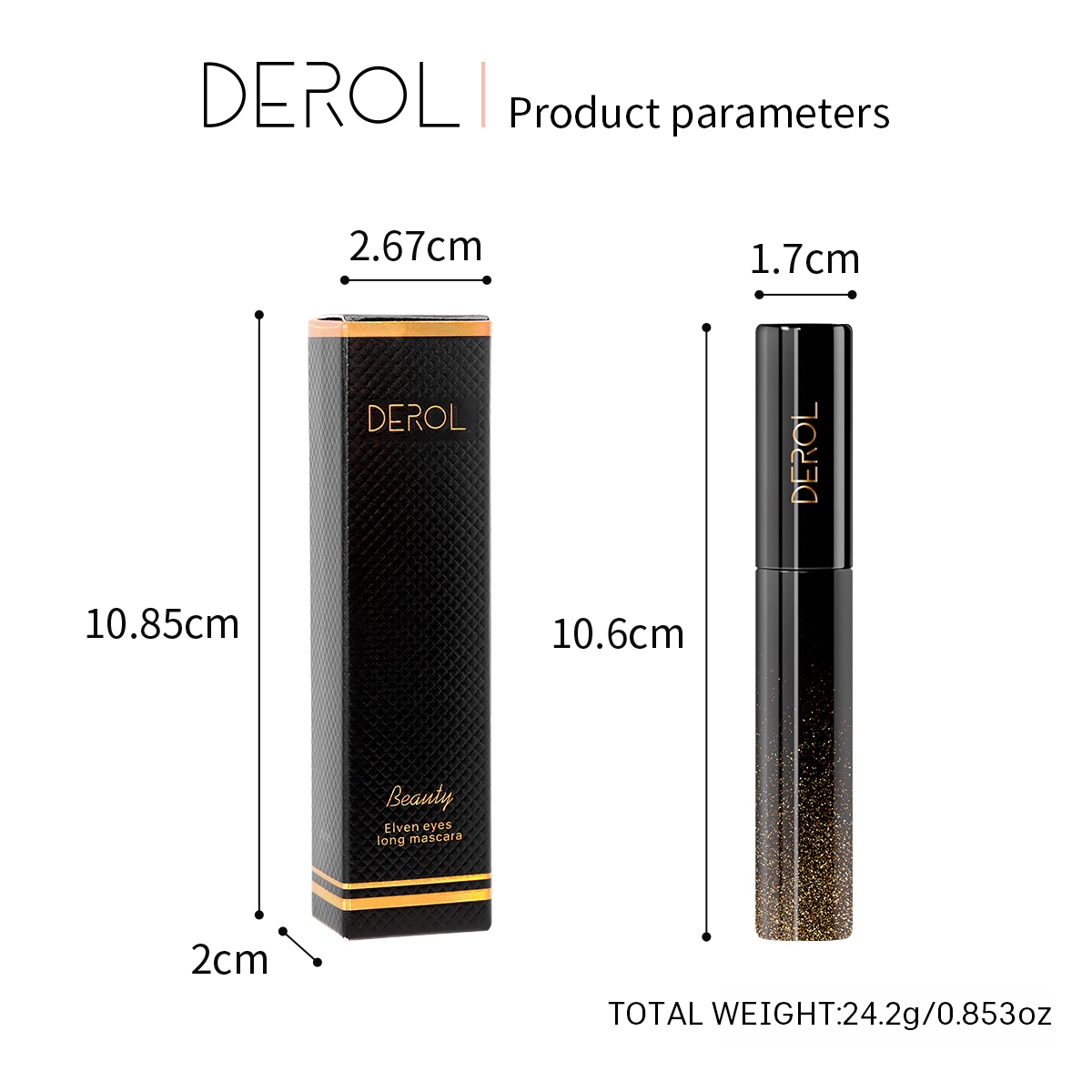 Mascara Derol 4D thiết kế lâu trôi và chống thấm nước cao cấp | BigBuy360 - bigbuy360.vn