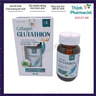 Viên uống đẹp da Collagen Glutathion Gold chiết xuất Lô hội