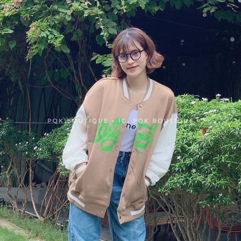 ÁO KHOÁC BOMBER TRÁI ĐẤT ULZZANG UNISEX | BigBuy360 - bigbuy360.vn