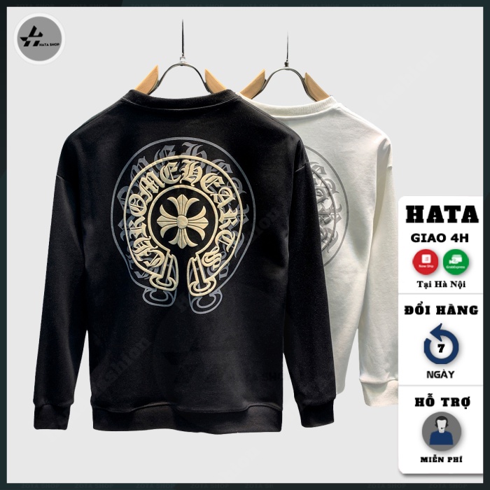 Áo nỉ sweater nam unisex, Áo thu đông nam đẹp ôm người in Huy Hiệu lạ mắt mã NZ638