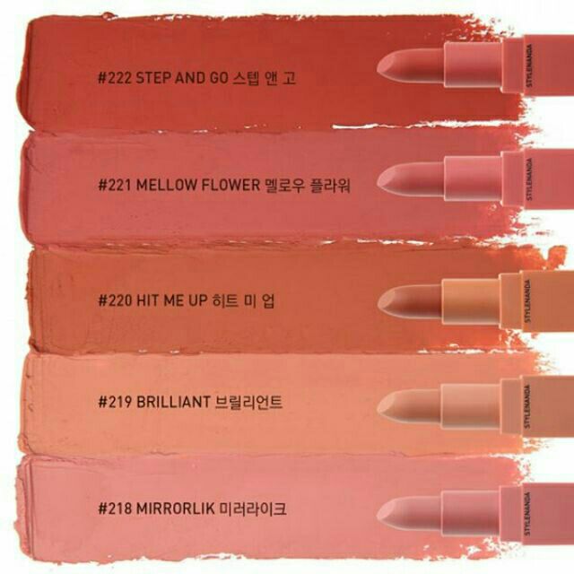 (CÓ SẴN) Son 3CE MOOD ON 220 221 222 MOOD RECIPE màu 909 Smoked Rose, 116 Inked Heart | BigBuy360 - bigbuy360.vn