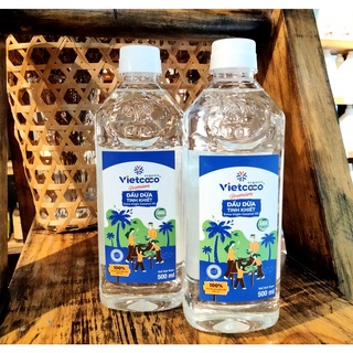 Dầu Dừa Tinh Khiết Organic VIETCOCO - PET 250 ML -500ML - 1 LÍT