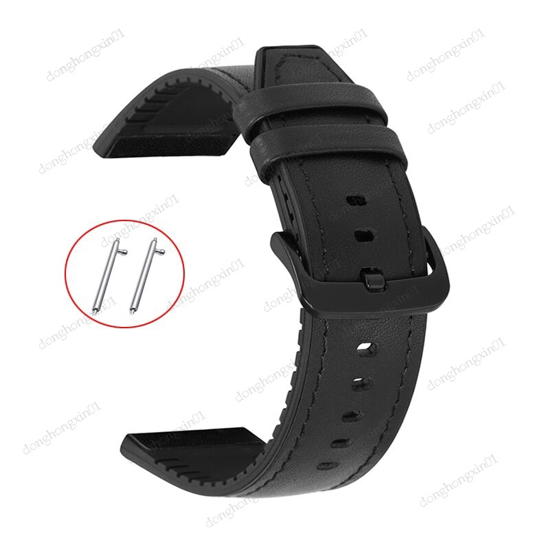 Dây Đeo Bằng Da 22mm Cho Đồng Hồ Thông Minh Xiaomi MI Watch S1 Active / MI Watch 2