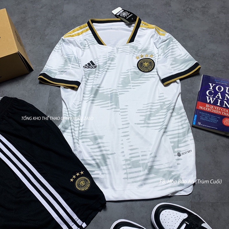 Bộ quần áo đá bóng ĐT Đức hàng cao cấp mẫu mới nhất 2023