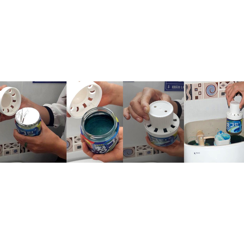 chai tẩy bồn khử mùi Hàn quốc