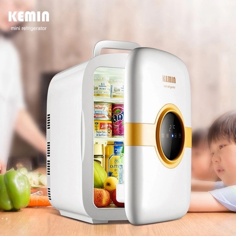 Kemin xe hơi tủ lạnh mini hộ gia đình nhỏ hai người ký túc xá sinh viên cho thuê tủ lạnh mỹ phẩm duy nhất