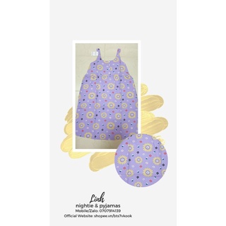 Áo đầm tole mẫu dây nút