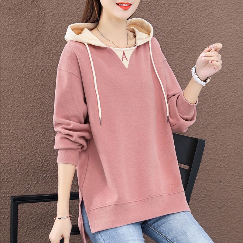Áo Hoodie Dáng Rộng Phong Cách Hàn Quốc Cho Nữ