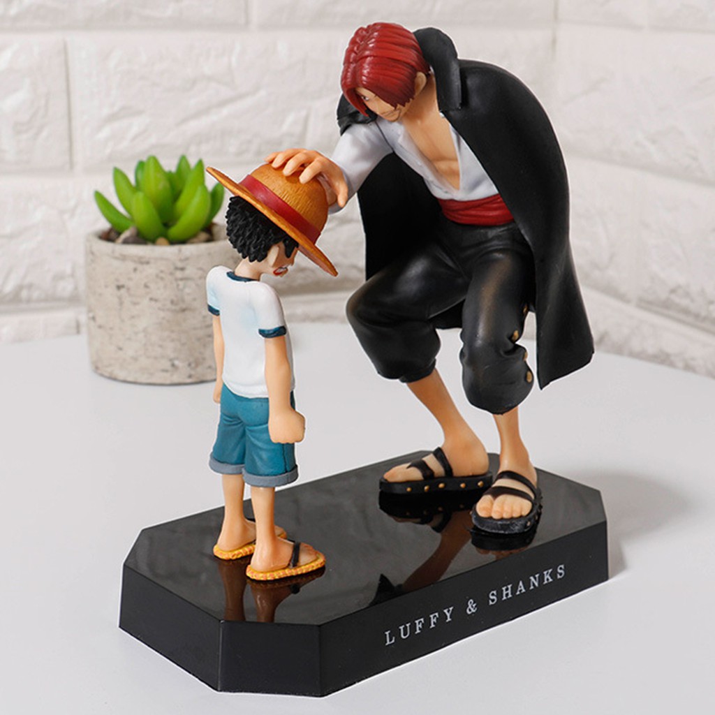 [Figure&Toy]Anime One Piece Luffy Shanks Model Toys Home Decoration Collection Supplies