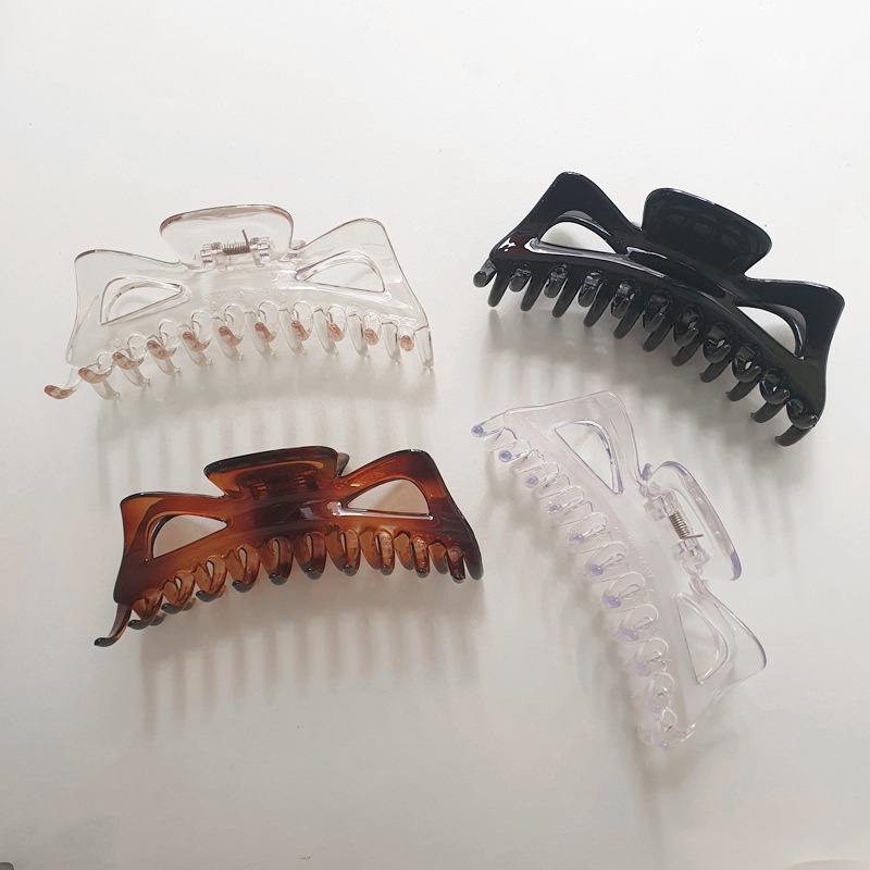 Kẹp Tóc Càng Cua Lưng Cá Mập Lớn Thanh Lịch Phong Cách Hàn Quốc Cho Nữ