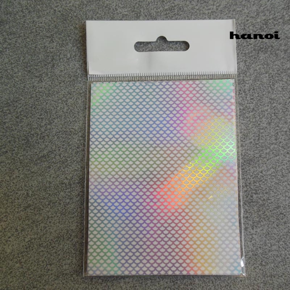 Bộ 2 miếng dán màu holographic dùng làm mồi câu cá