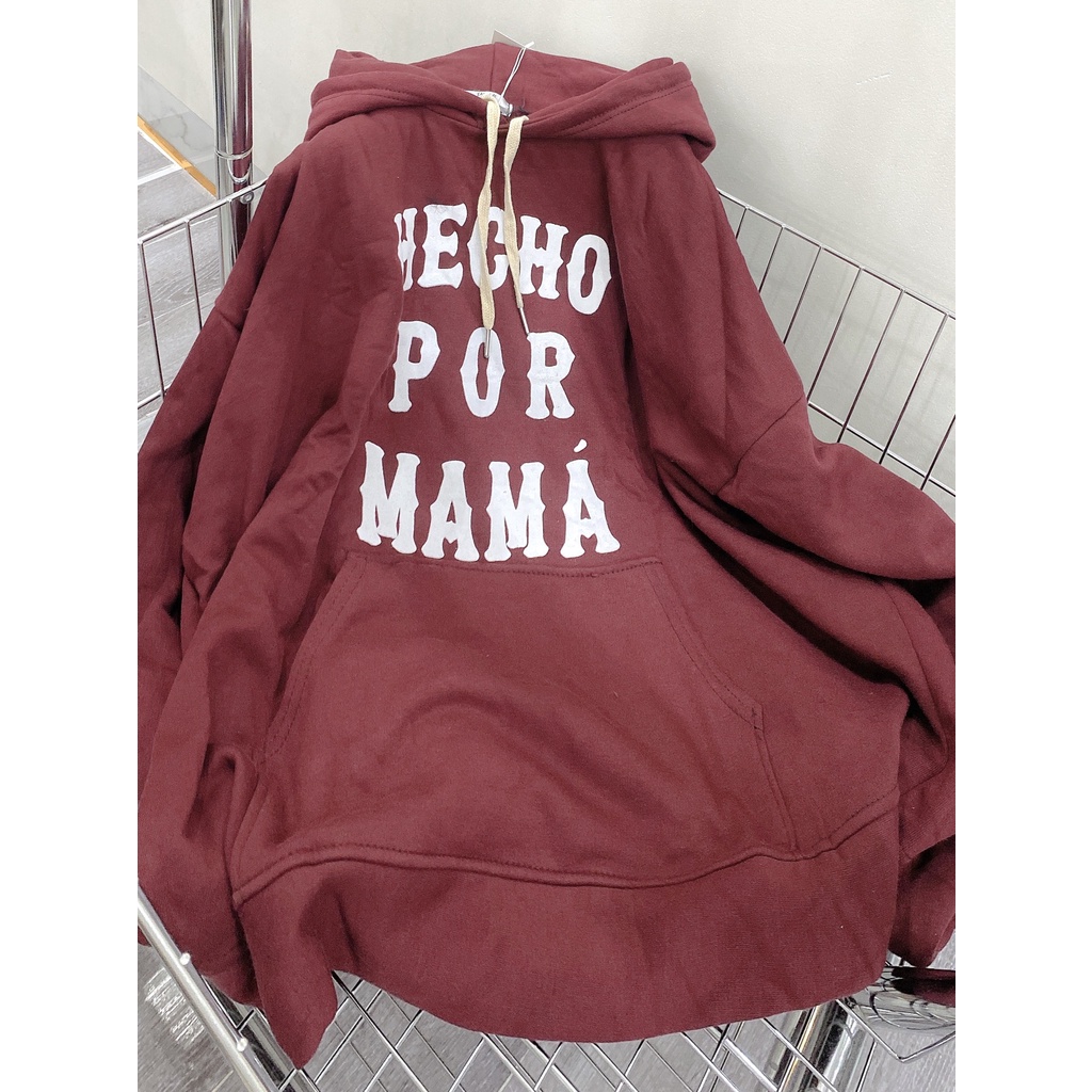 Hoodie Nam Nữ Chất Nỉ Dáng Rộng Chữ Hecho Unisex Mũ To Dáng Rộng Tay Bồng Hàn Quốc Basic