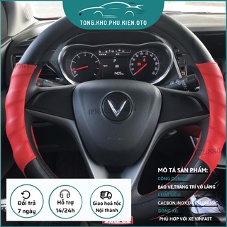 Bọc vô lăng Sparco xe Vinfast Fadil, Lux A2.0, Lux SA2.0, President, VF hàng đẹp