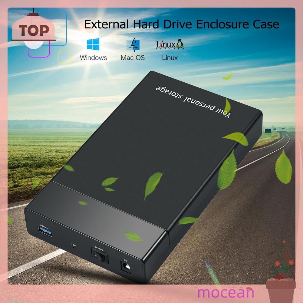 Hộp Đựng Ổ Cứng Ngoài Usb 3.0 Đến 3.5 Inch Sata Iii 5gbps Ốp | BigBuy360 - bigbuy360.vn