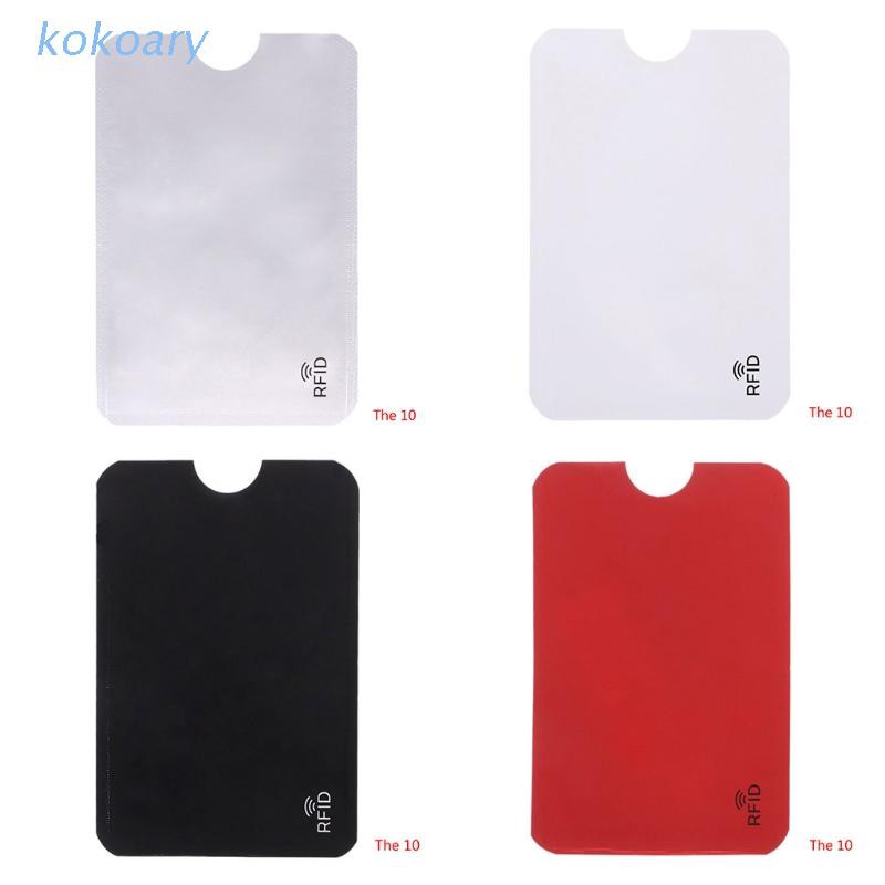 Set 10 Bọc Bảo Vệ Thẻ Tín Dụng Tiện Lợi