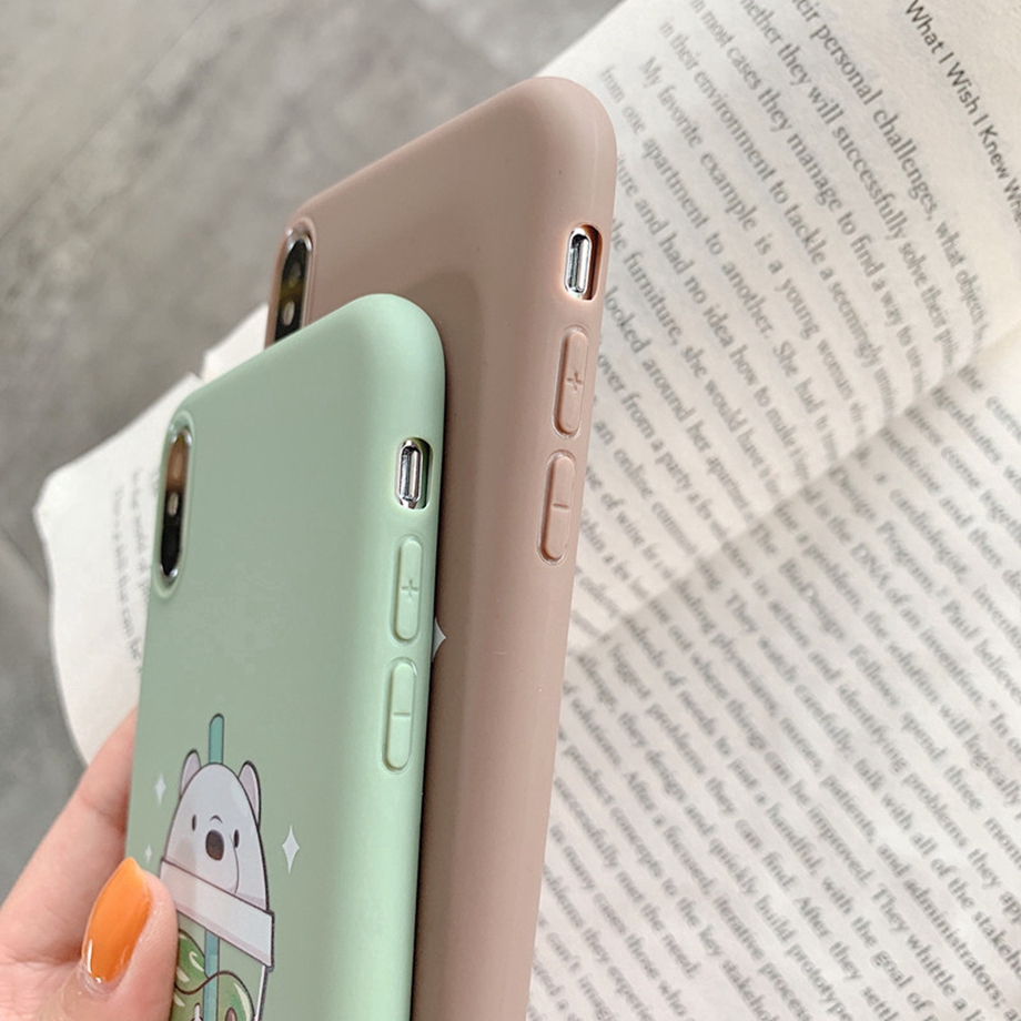 iPhone SE 2020 11 Pro Max XR X XS Max 8 7 6 6s Plus Ốp điện thoại mềm họa tiết sáng tạo đáng yêu cho | BigBuy360 - bigbuy360.vn