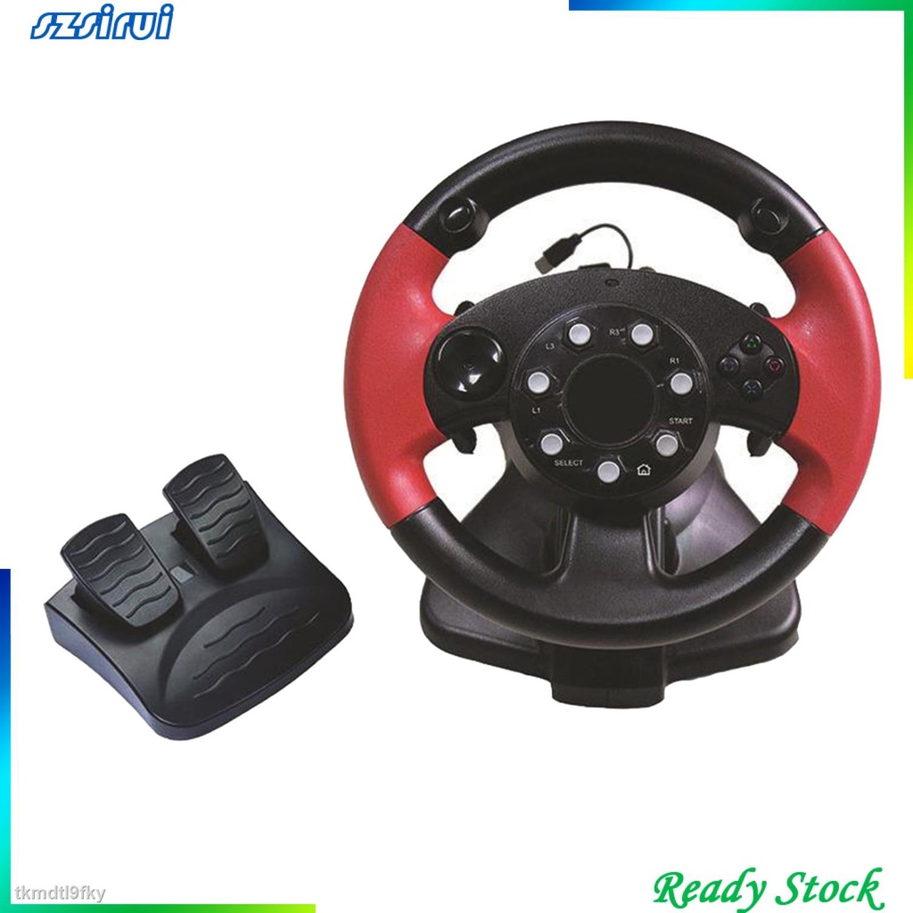 BÁN SỈ Bộ vô lăng & bàn đạp có giả lập cho chơi game đua xe trên PC