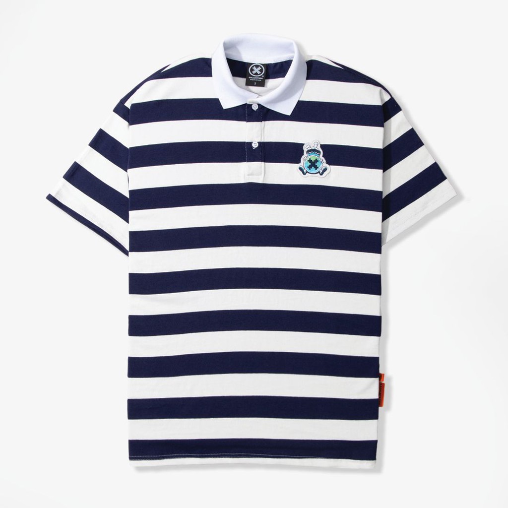 Áo Polo Collectors Dr.Bon Striped "Navy" | BigBuy360 - bigbuy360.vn